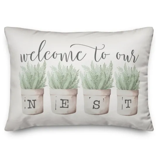 Kirkland's Home Welcome To Our Nest Pillow- Pillows