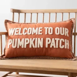 Kirkland's Home Welcome To Our Pumpkin Patch Accent Pillow- Pillows