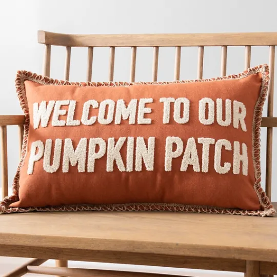 Kirkland's Home Welcome To Our Pumpkin Patch Accent Pillow- Pillows