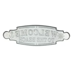 Kirkland's Home Welcome To The Beach Metal Wall Plaque- Wall Quotes & Signs