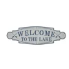 Kirkland's Home Welcome To The Lake Metal Wall Plaque- Wall Quotes & Signs