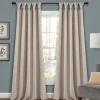 Kirkland's Home Wheat Knotted Curtain Panel Set, 84 In.- Curtains & Drapes