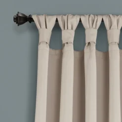 Kirkland's Home Wheat Knotted Curtain Panel Set, 84 In.- Curtains & Drapes