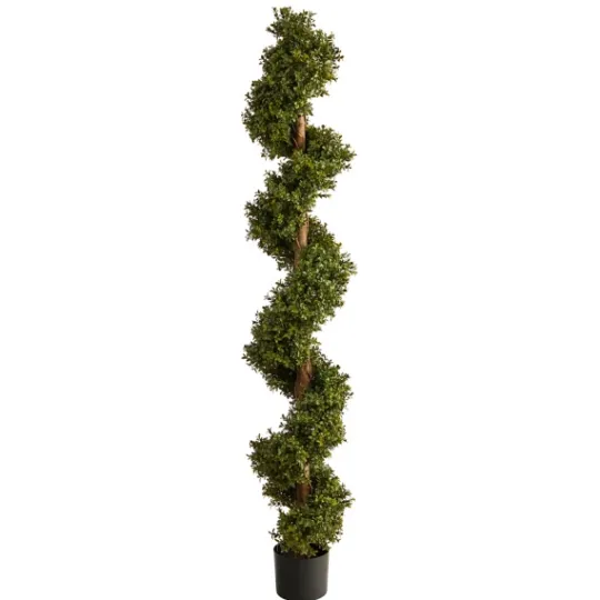 Kirkland's Home Whimiscal Boxwood Spiral Topiary, 6 Ft.- Trees & Topiaries