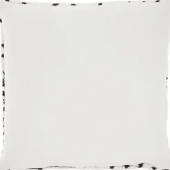 Kirkland's Home White And Black Tufted Geo Throw Pillow- Pillows