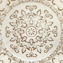 Kirkland's Home White And Bronze European Medallion Wall Plaque- Wall Plaques