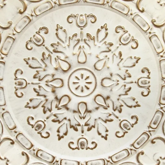 Kirkland's Home White And Bronze European Medallion Wall Plaque- Wall Plaques
