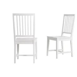 Kirkland's Home White And Natural Wood X-Frame 5-Pc. Dining Set- Dining Sets