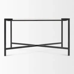 Kirkland's Home White And Onyx Marble Top Square Coffee Table- Coffee Tables