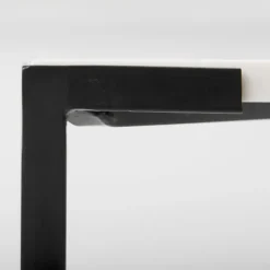 Kirkland's Home White And Onyx Marble Top Square Coffee Table- Coffee Tables