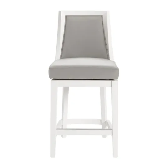 Kirkland's Home White And Swivel Counter Stools, Set Of 2- Bar Stools & Counter Height Stools