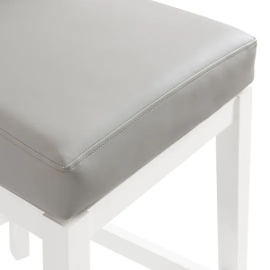 Kirkland's Home White And Swivel Counter Stools, Set Of 2- Bar Stools & Counter Height Stools