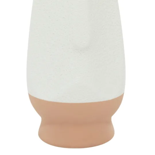 Kirkland's Home White And Tan Two Tone 3-Pc. Vases- Vases