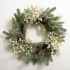 Kirkland's Home White Berry Pinecone Spiral Wreath- Wreaths