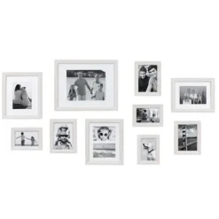 Kirkland's Home White Bordeaux 10-Pc. Gallery Wall Frame Set- Gallery Wall Frames