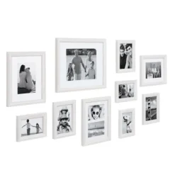 Kirkland's Home White Bordeaux 10-Pc. Gallery Wall Frame Set- Gallery Wall Frames