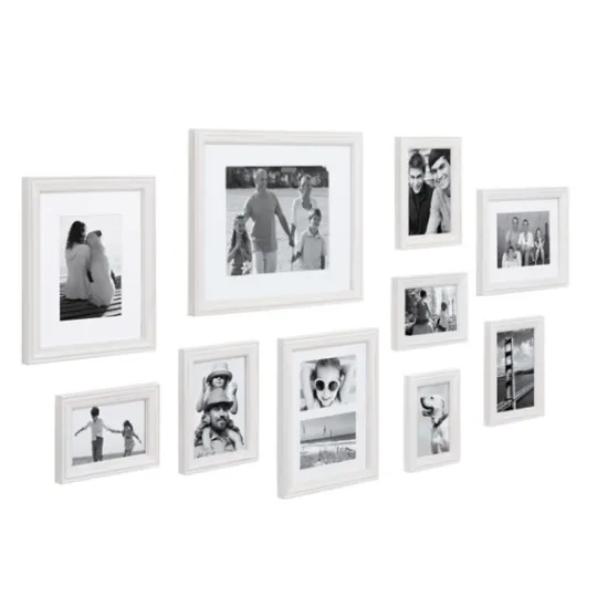 Kirkland's Home White Bordeaux 10-Pc. Gallery Wall Frame Set- Gallery Wall Frames