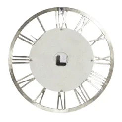 Kirkland's Home White Cambrie Ceramic Wall Clock- Clocks
