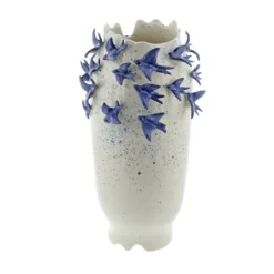 Kirkland's Home White Ceramic Coastal Vase, 18 In.- Vases