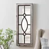 Kirkland's Home White Distressed Panel Wall Mirror- Decorative Mirrors
