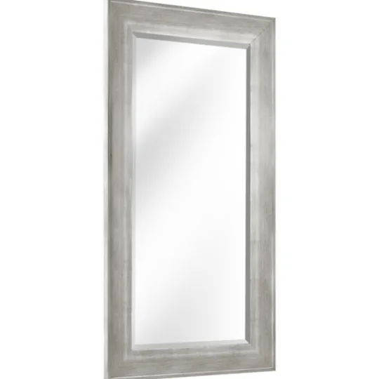 Kirkland's Home White Driftwood Framed Leaner Mirror- Full Length & Floor Mirrors