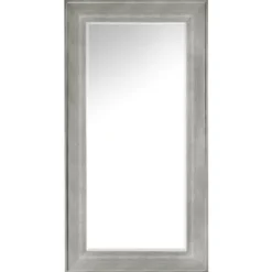 Kirkland's Home White Driftwood Framed Leaner Mirror- Full Length & Floor Mirrors