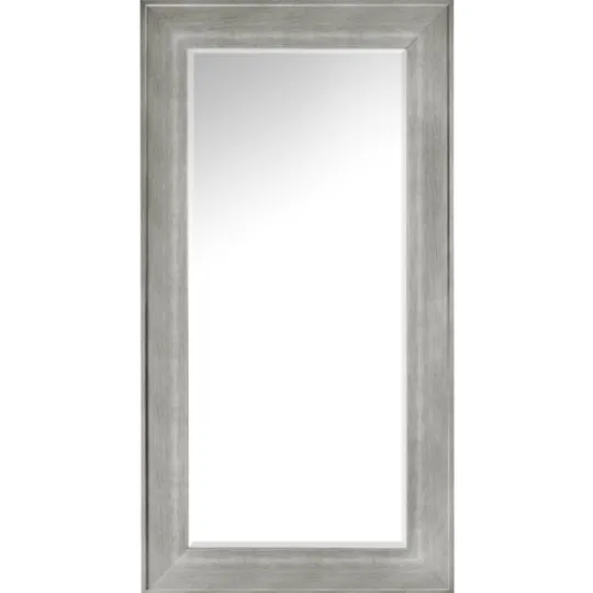 Kirkland's Home White Driftwood Framed Leaner Mirror- Full Length & Floor Mirrors