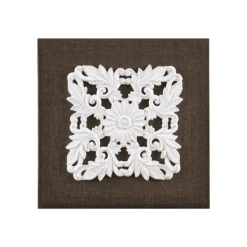Kirkland's Home White Embellished Trinity Wall Plaques, Set Of 3- Wall Plaques