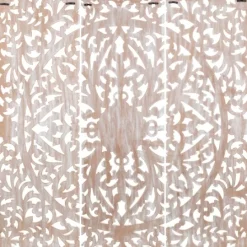 Kirkland's Home White Floral Wood Carving 3-Pc. Wall Plaque- Wall Plaques