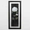 Kirkland's Home White Flower On Black I Framed Art Print- Framed Art