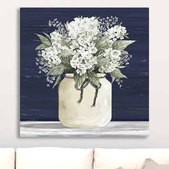 Kirkland's Home White Flowers Ii Giclee Canvas Print, 30X30 In.- Canvas Art