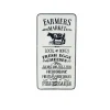 Kirkland's Home White Iron Farmer'S Market Wall Plaque- Wall Quotes & Signs