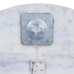 Kirkland's Home White Marble And Gold Accent Wall Clock, 15 In.- Clocks
