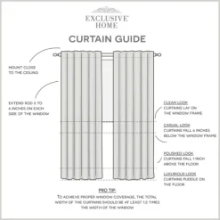 Kirkland's Home White Marl Blackout 2-Pc. Curtain Panels, 96 In.- Curtains & Drapes