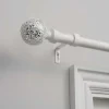 Kirkland's Home White Mirrored Mosaic Curtain Rod, 120 In.- Curtain Rods & Hardware