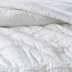 Kirkland's Home White Quilted King 5-Pc. Comforter Set- Comforters