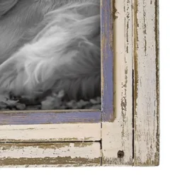 Kirkland's Home White Rustic Wooden Photo Frame, 8X10- Picture Frames