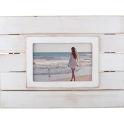 Kirkland's Home White Shiplap Picture Frame, 4X6- Picture Frames