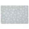 Kirkland's Home White Snowflake Christmas Kitchen Mat- Kitchen & Floor Mats