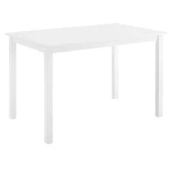 Kirkland's Home White Solid Wood 5-Pc. Dining Set- Dining Sets