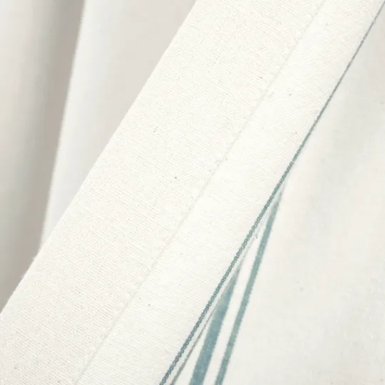 Kirkland's Home White Stripe Cafe Curtain Panel Set, 24 In.- Curtains & Drapes