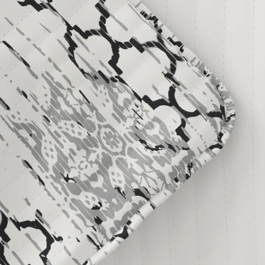 Kirkland's Home White Trellis Reversible 2-Pc. Twin Quilt Set- Quilts