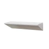 Kirkland's Home White Wedge Wood Small Floating Shelf- Shelves