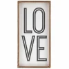 Kirkland's Home White Wood Love Framed Wall Plaque- Wall Quotes & Signs
