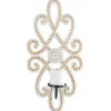 Kirkland's Home Whitewash Beaded Scroll Sconce- Sconces