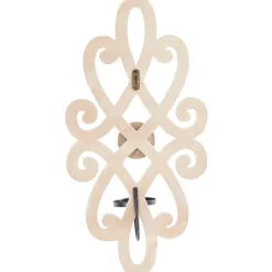 Kirkland's Home Whitewash Beaded Scroll Sconce- Sconces