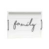 Kirkland's Home Whitewash Family Wooden Tray- Decorative Trays