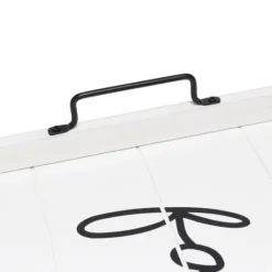 Kirkland's Home Whitewash Family Wooden Tray- Decorative Trays