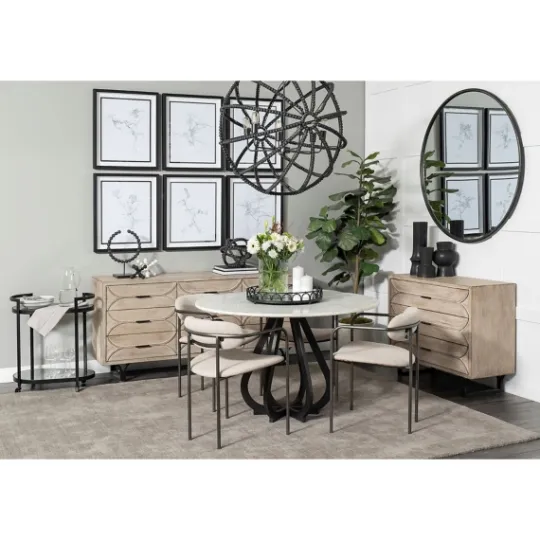 Kirkland's Home Whitewashed Brown 3-Drawer Wood Chest- Dressers & Chests