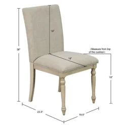Kirkland's Home Whitewashed Martha Stewart Dining Chairs, Set Of 2- Dining Chairs